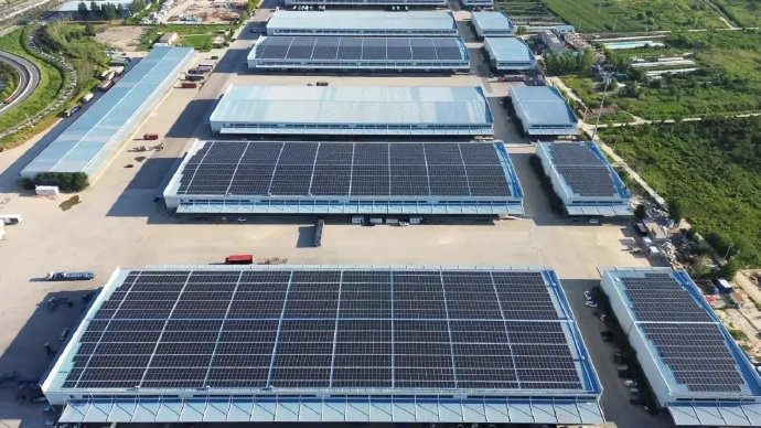 中核盖世5.95MW分布式光伏发电项目成功并网