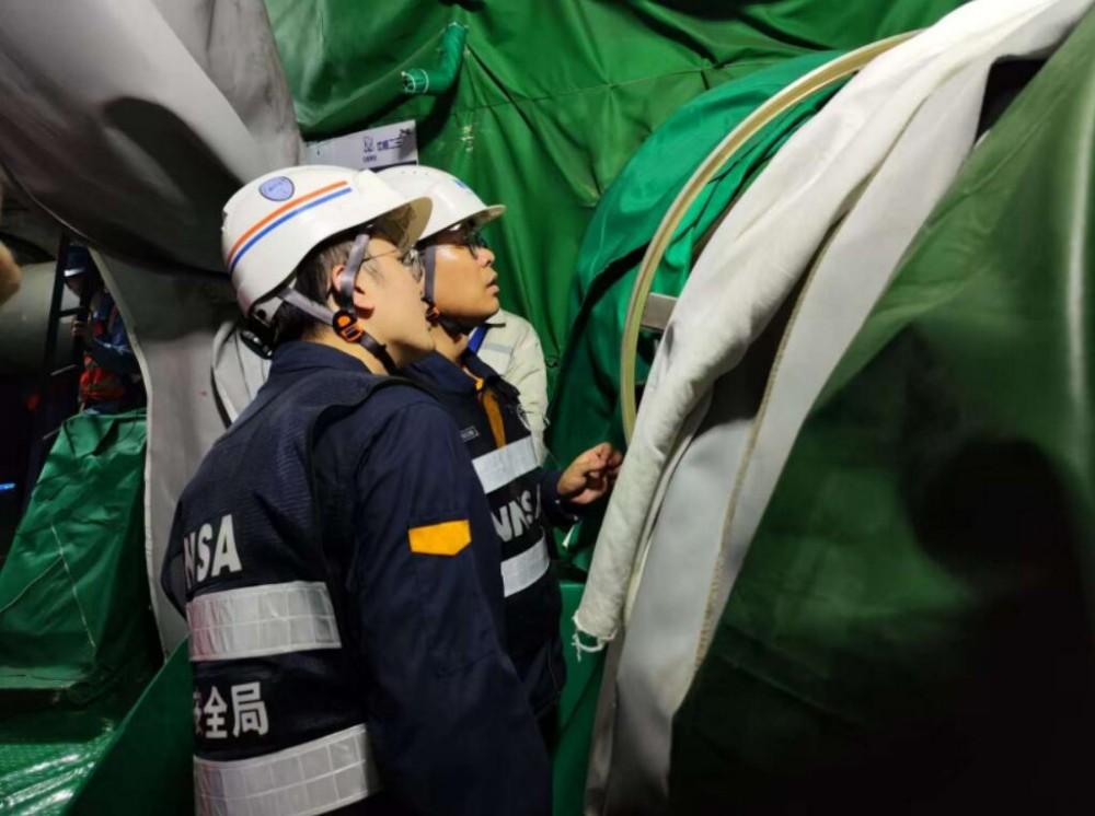 生态环境部华南核与辐射安全监督站组织开展廉江核电厂主设备无损检验夜间监督检查