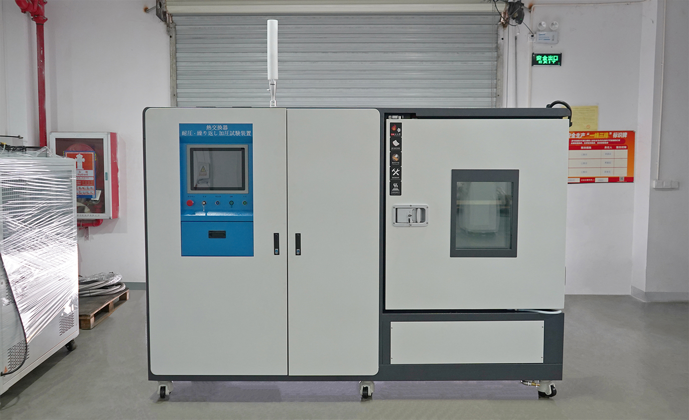【设备出货】热交换器耐压循环加压试验装置出口至日本